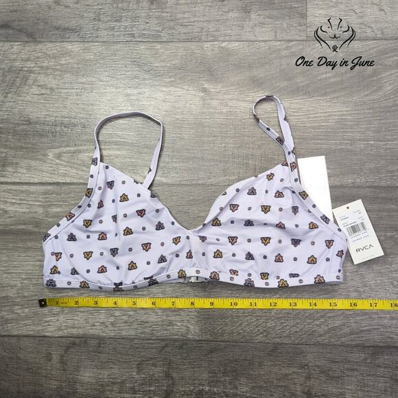 RVCA Foulard Underwire Bikini Top Size L - Picture 5 of 6